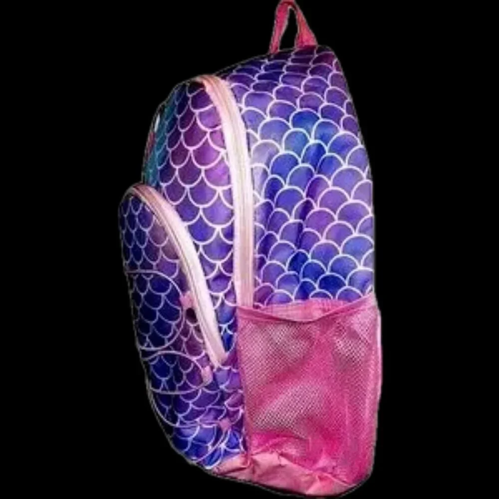 Beautiful pink purple cute euc fun fantastic reading rainbow children’s backpack